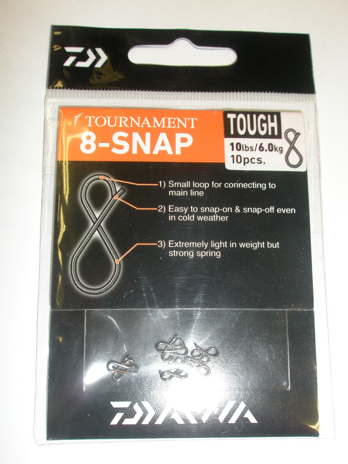 Daiwa Tournament 8 Snap 2 x 10pk Assorted Lure Fishing Tackle Hooks