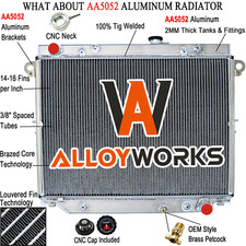 3 Row Aluminum Radiator Fits 1998-2007 Lexus Lx470 Toyota Land Cruiser 4.7l V8
