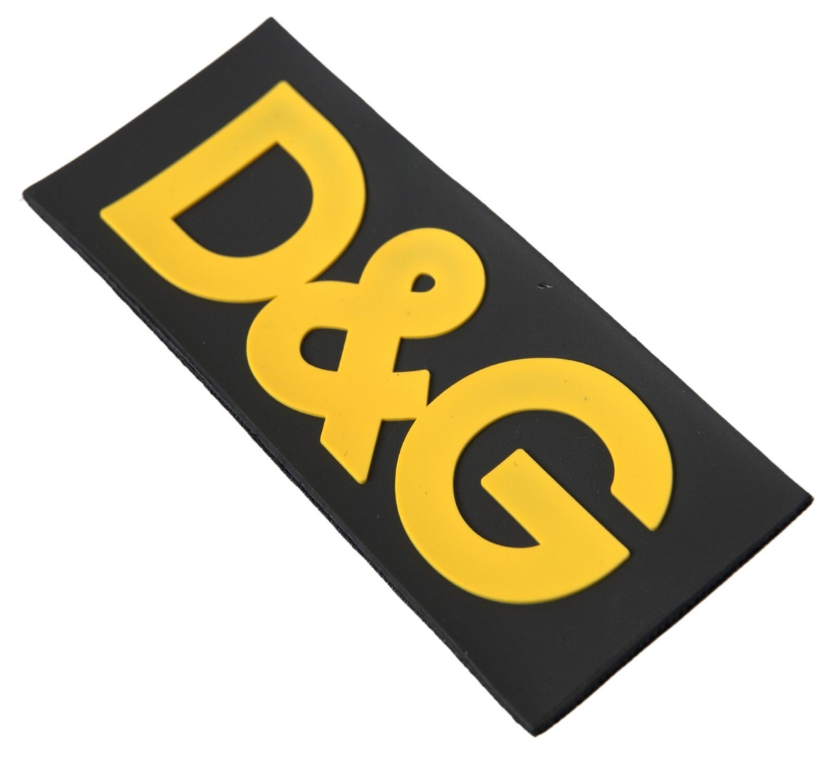 DOLCE & GABBANA Patch Black Yellow D&G Sticky for Sneakers