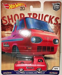 Details About Hot Wheels 2018 Car Culture Shop Trucks Caballero 60s Ford Econoline Pickup