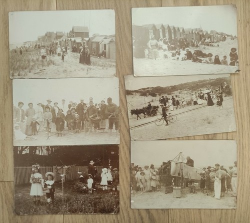 Lot 6 cartes photos Aviation Fort Mahon Somme 80 Avion Plage, CPA Photographies - Picture 3 of 10