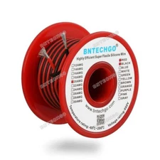 20 Gauge Silicone Wire Spool 25ft Red and 25ft Black 2 Separate Wires