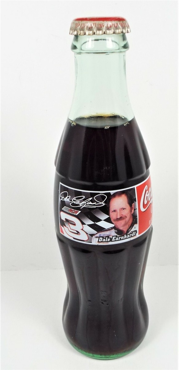Dale Earnhardt Sr. Full 1996 Coca Cola Coke Bottle Nascar | eBay