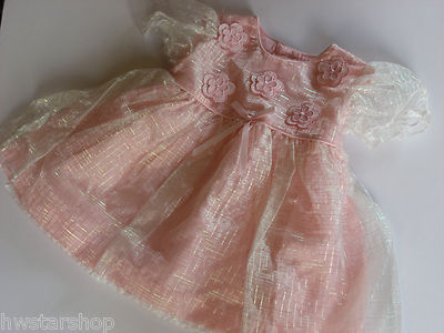 Twinkle Little Star! BT Kids Floral Fairy Pink Layered Easter Spring Dress 3-6Mo