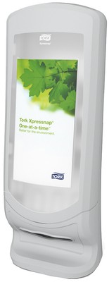 TORK Xpressnap Servietten-Spender SIGNATURE LINE hellgrau