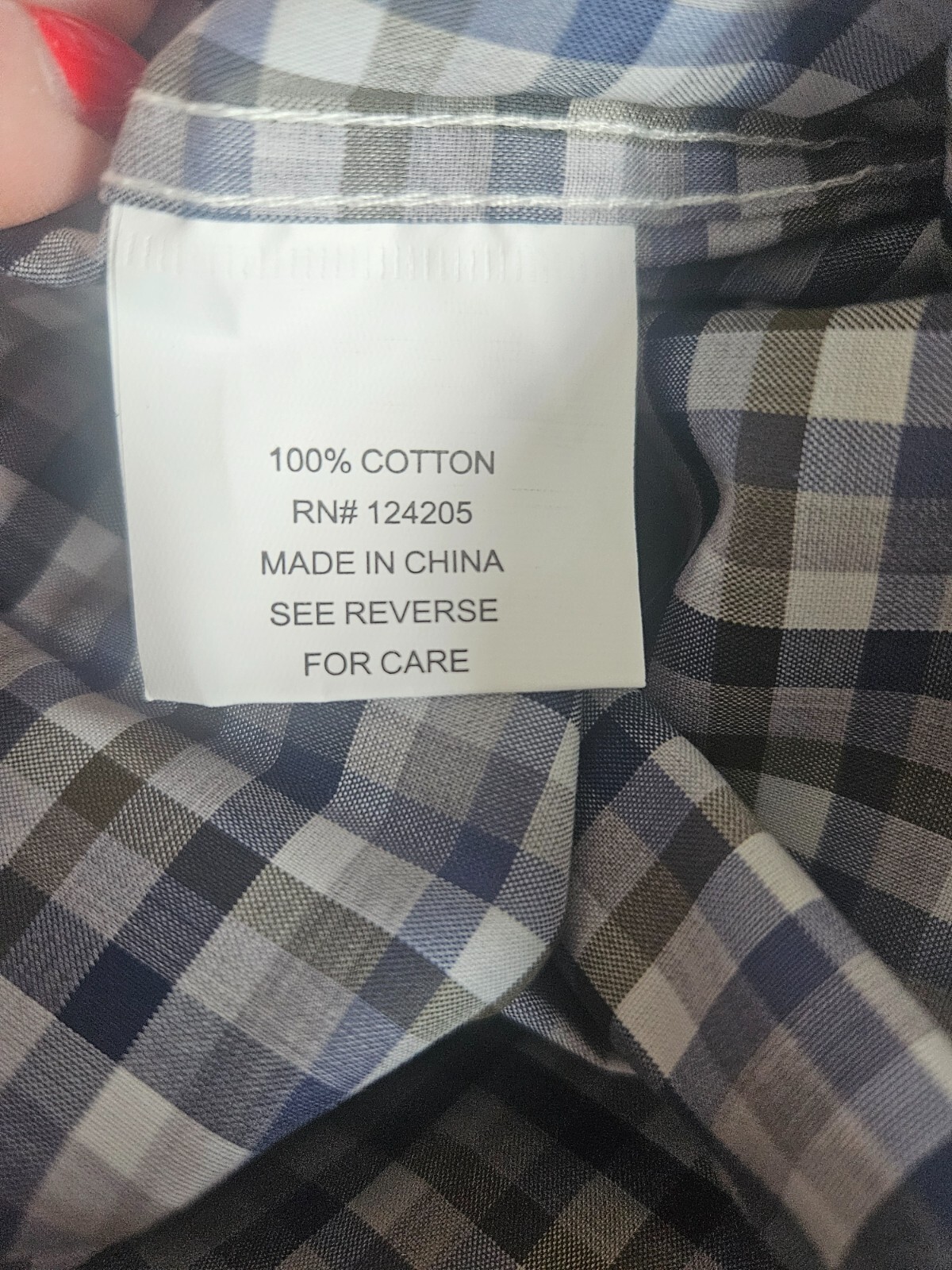 SIZE M F/X FUSION (NEW) Multi-Colored Checked Long Sleeve Dress Shirt Lot #111