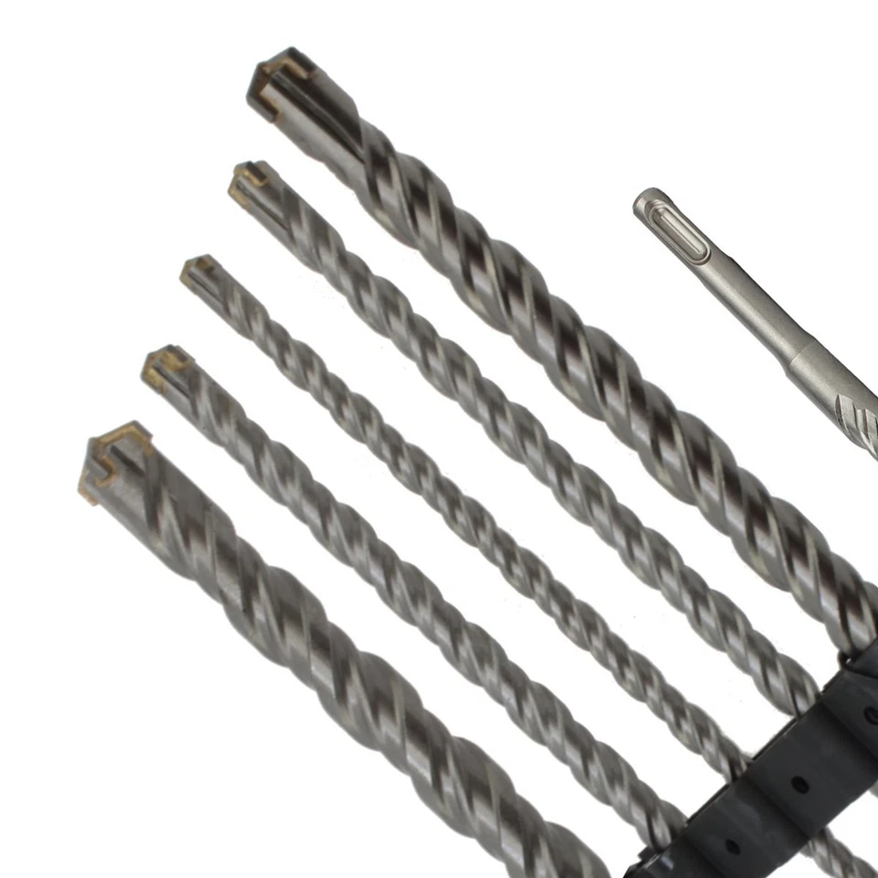 WEISCHER SDS Plus Bohrer Steinbohrer Hammerbohrer Set 8 10 12 16 20 x 600 mm Kreuzschneid