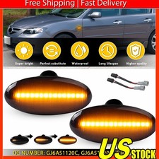 Smoked For Mazda 3 2004 2005 2006 2007 2008-2011 Led Dynamic Side Marker Light A