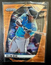 2025 Panini Prizm Baseball Dillon Head - /399 Orange Pulsar Rookie #55