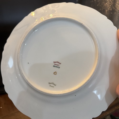 Haviland Limoges Galaxy Pattern Set 4 Dinner Plates 10 1/2 In - Picture 9 of 10