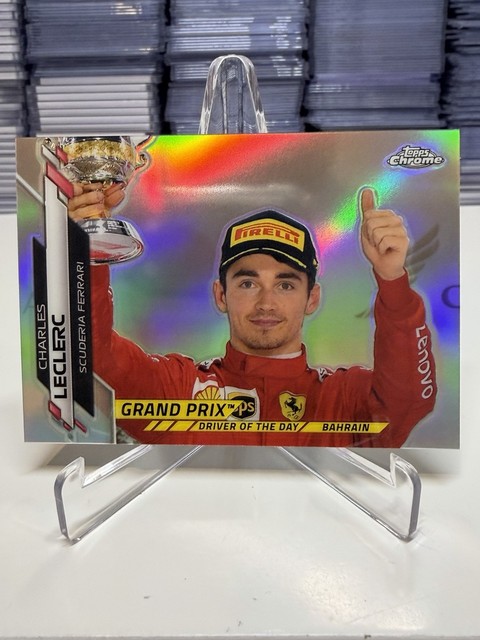 2020 Topps Chrome Formula 1 #155 Charles Leclerc REFRACTOR