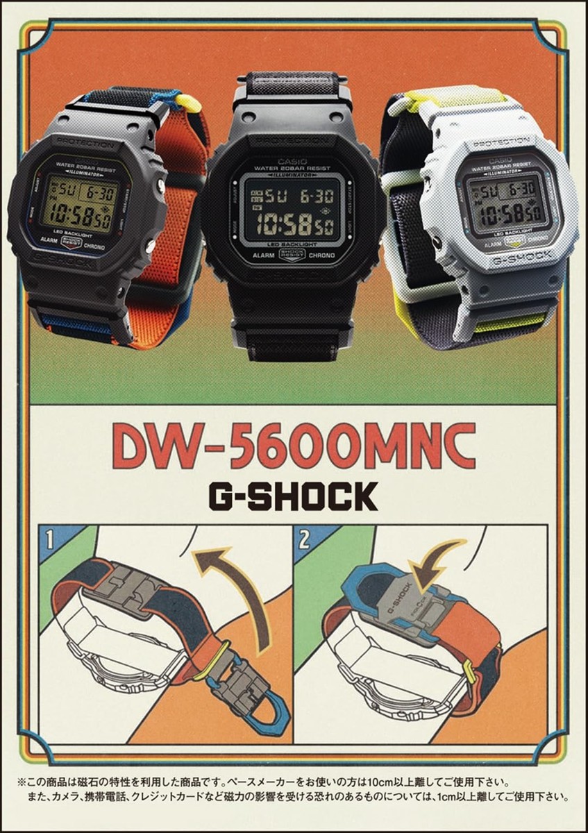 Unused CASIO G-SHOCK DW-5600MNC-1JF Black Men's Watch in Box | eBay