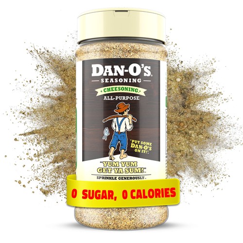 Dan-O's Cheesoning Seasoning, 7.6 oz Bottle, All Purpose Seasoning for Pizza,...