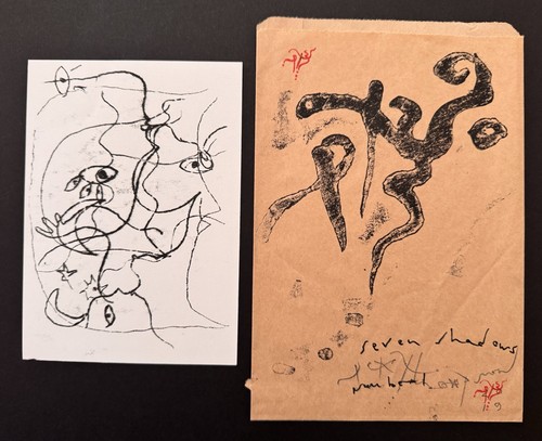 Pearl Thompson ~ Seven Shadows Monoprint 2019 (1/1)