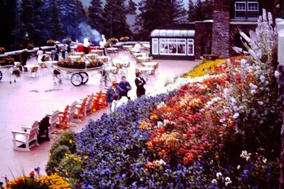 SEP 1975 Fairmont Banff Springs hotel Alberta Canada Kodachrome Slide CC-M