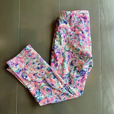 Lilly Pulitzer Luxletic Weekender Cropped Pant In La Playa Women's XS