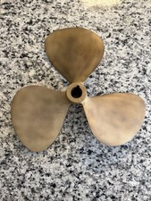 Vintage Michigan Wheel 3 Blade Bronze Brass Boat Propeller Nautical Decor
