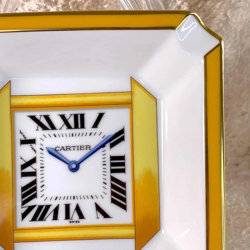 Cenicero Cartier Porcelana Cambiador Bandeja Tanque Francés 14,5 cm Foto 4 de 4