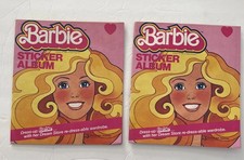 Vintage Lot Two 1983 Barbie Sticker Albums Panini - Unused