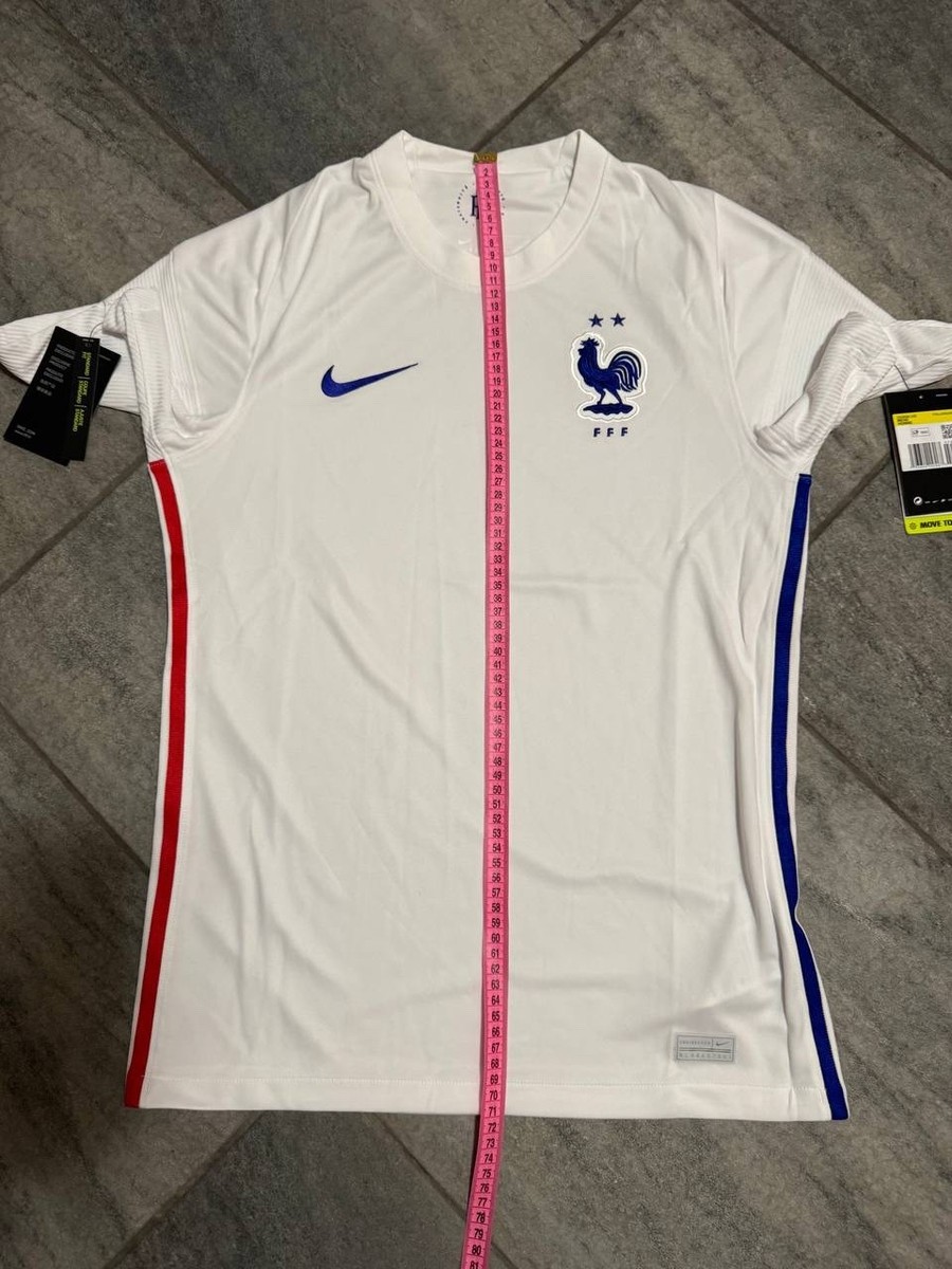 FRANCE 2020 2021 AWAY FOOTBALL SHIRT SOCCER JERSEY NIKE CD0699-100