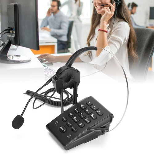 HT700 Telefon przewodowy z zestawem słuchawkowym Call Center Telefon z Omnidirectiona CB - Zdjęcie 12 z 22
