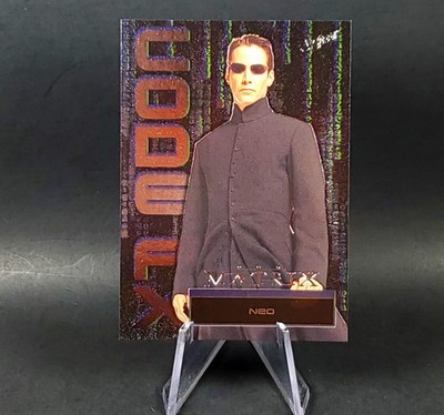 Keanu Reeves Neo /50 SSP 2024 Upper Deck Skybox The Matrix Weekly Code FX Blue