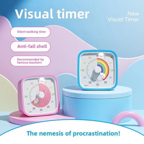60-Minute Visual Timer- Clock Timer For Kids Perfect Time Management ...