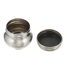 Paint Pot Container Cup Palette Cups with Lid and Clip Fixes Silver 2" x 2"