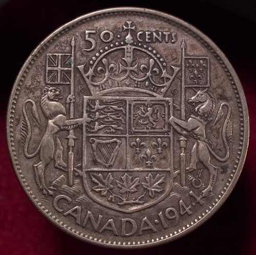 Photo of a 1941 Canada 50 Cents from an eBay listing that sold on Jul 5, 2026