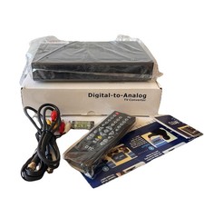 DTC Digital To Analog TV Converter Box New Open Box Stock CS3001 Frontal Control