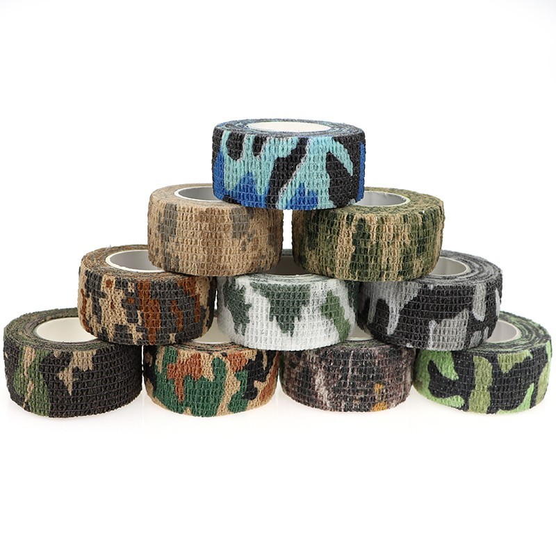 10er SET Tarnband Klebeband Gewebeband Camo Camouflage Army Isolierband Tape
