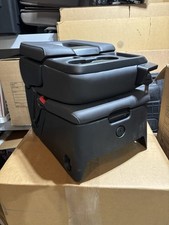 2020-24 Silverado Sierra Tahoe Center Console Jump Seat Black Full Leather Vinyl