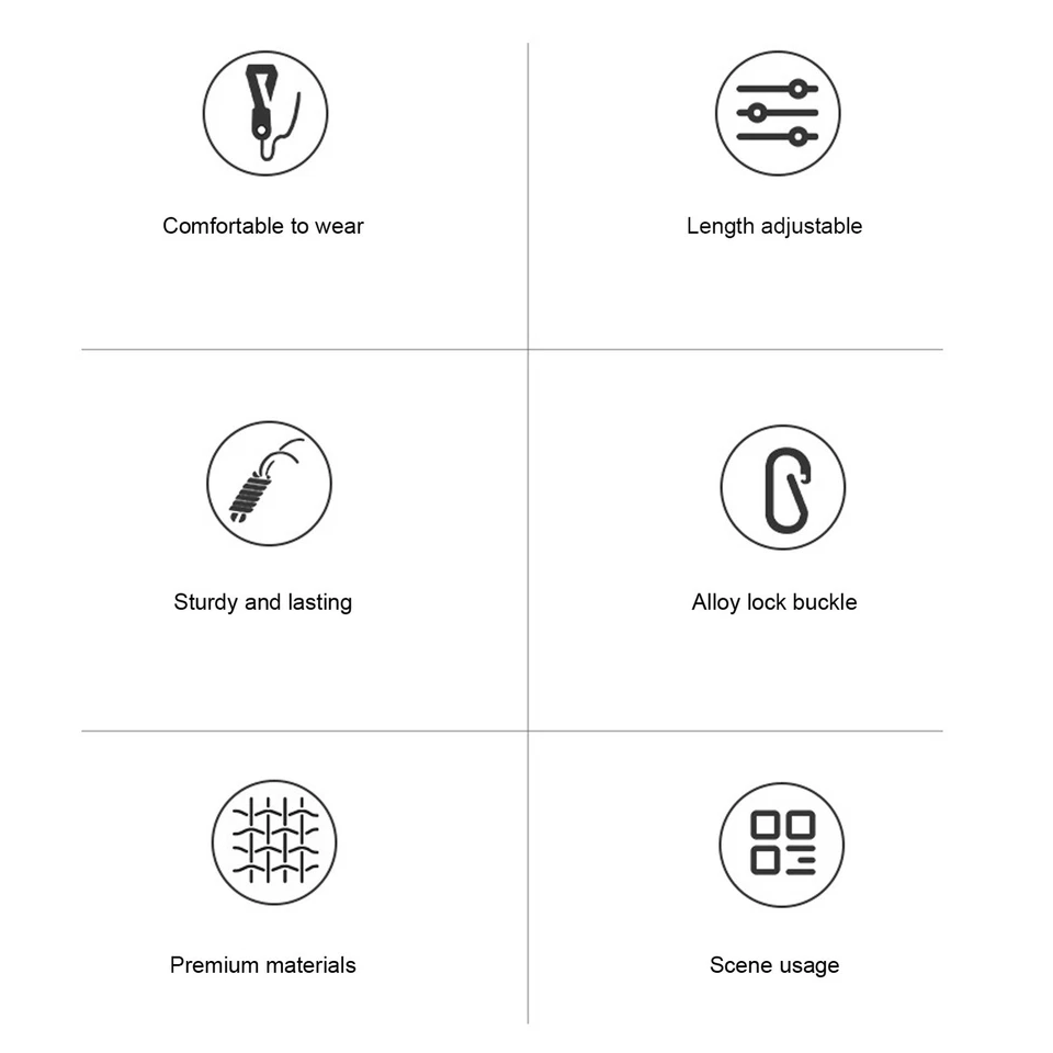 Neck Lanyard Shoulder Strap Fit For X5 X4 X3 Pocket3 Action Camera - Image 4 of 4