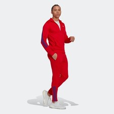 adidas Men's AEROREADY Slim Zipped Track Suit Jacket Pant HK4468