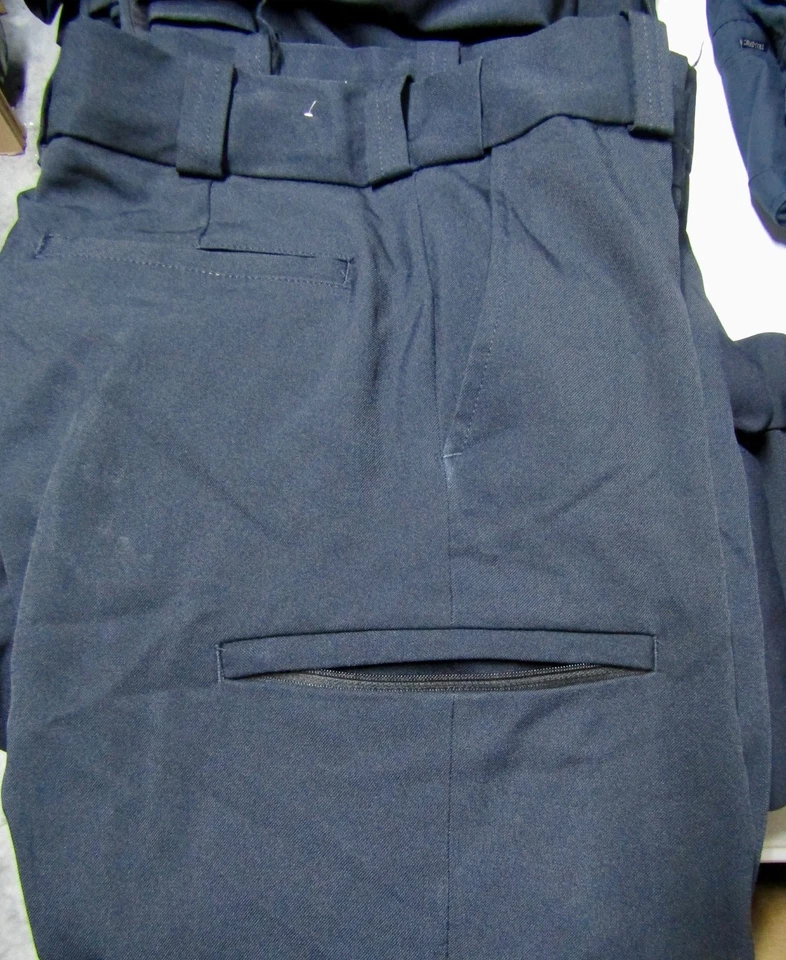 (3X) Spiewak SU320 Police Security Uniform Pants Size 36 x 32, Dark Navy - USED - Image 4 of 4