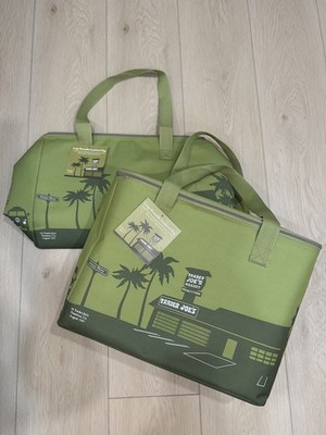 Trader Joe's Large Insulated Tote Olive Green 8 Gallon Reusable Bag Cooler