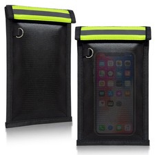 beautybucketZJL 2 Pack Faraday Bags for Phones  Car Keys, 2 Pack, Black