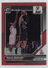 2024 Panini Donruss EuroLeague Optic Red Prizm 26/99 Marco Belinelli #120 14mf