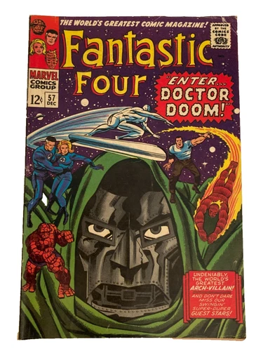 Fantastic Four 57 Vintage Silver Age Marvel Comics 1966