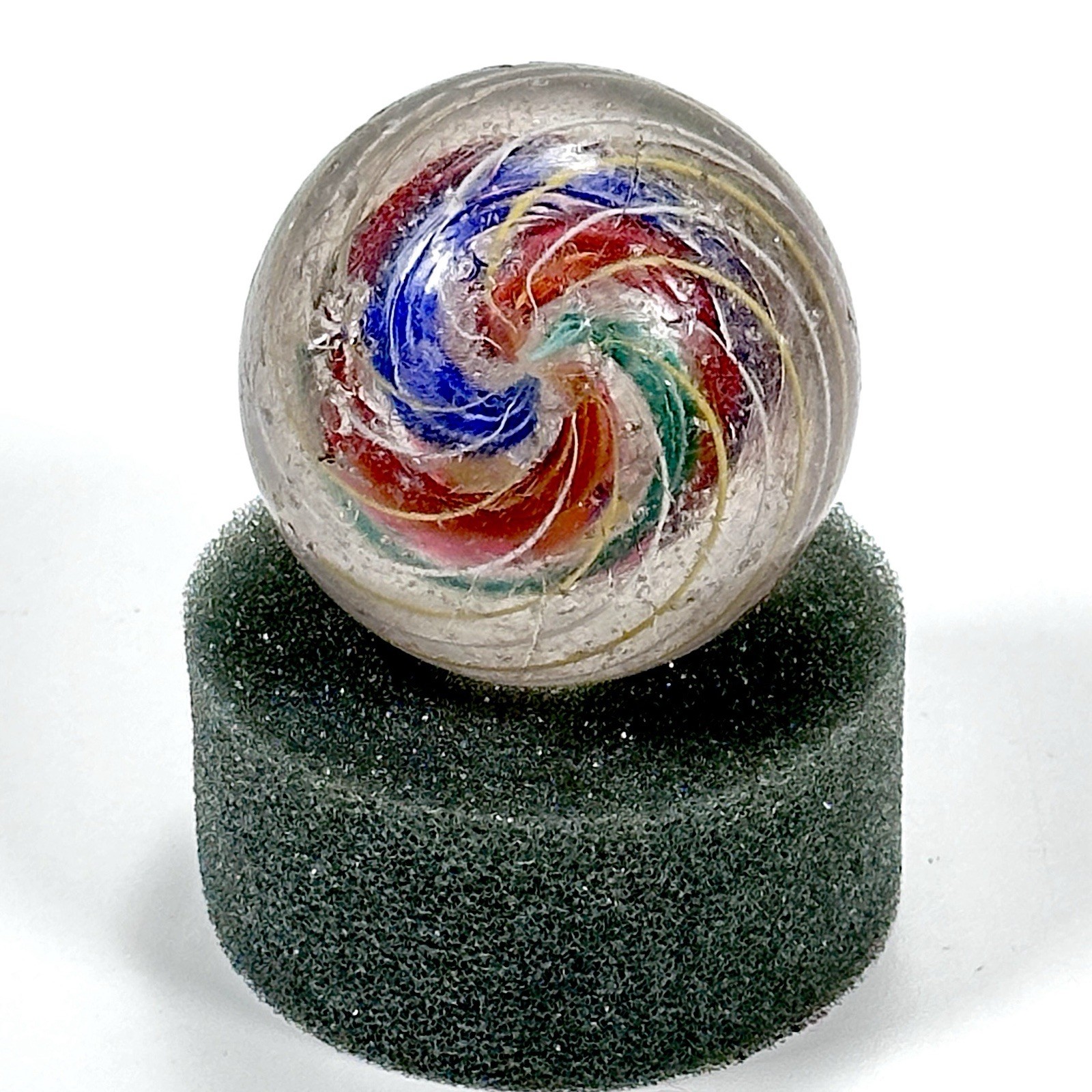 LARGE Antique Handmade German Marble DIVIDED RAZOR RIBBON CORE 1.99 ...