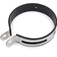 Motorrad Auspuffd&auml;mpfer Halterung Edelstahl langlebig Montage 11 cm