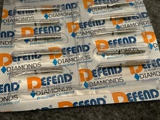 Mydent 848-018SC Defend FG Flat End Taper Super Coarse Grit Diamond Burs 10/Pk