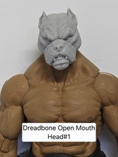3d Printed DREADBONE OPEN MOUTH Head 1 For Ogre Scale Mythic Legions 1 12