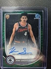 Bowman Chrome Kobe Sanders Rookie AUTO GREEN REPTILIAN #/99 Clippers