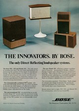 Bose - Speakers - Original Magazine Ad - 1975