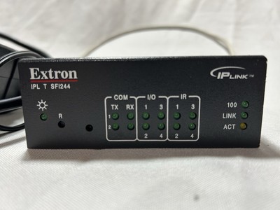 Extron IPL T SFI244 Ethernet Control Interface   Tested, Clean Unit
