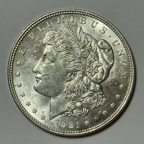 1921 Morgan Silver Dollar (90% Silver) ~ MS+