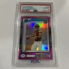 JAYDEN DANIELS 2024 Donruss Rated Rookie Optic Preview Pink Prizm RC #389 PSA 10