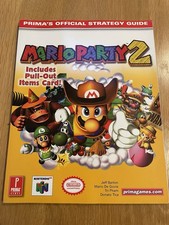 Mario Party 2 Prima Official Strategy Guide + Poster & Items Card | Nintendo 64