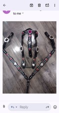 Custom Heart Parade/showTack Set - Headstall & Breast collar 